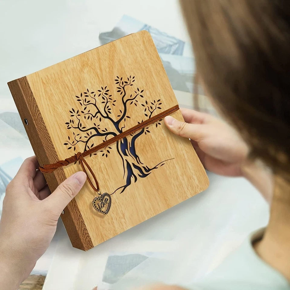 Альбом Fotos 4x6 Capacidad 200 фотографий Libro Recuerdos Familia Regalo Mama Abuela - Изображение 2 из 4