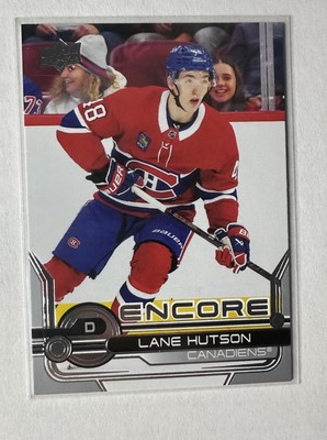 2024-25 Upper Deck Encore 56 Lane Hutson Rookie Montreal Canadiens #E-24