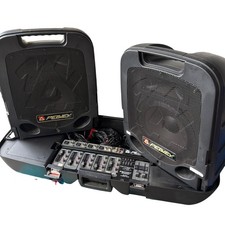 Peavey Escort 2000 Portable PA System Powered Mixer Speakers Cables Mic