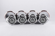 Set 4 1327000s Chrome American Racing Wheel Center Caps 3.27 Push Through