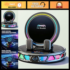 Wireless Car Charger  Phone Mount, 15W Fast Charging Auto-Clamp Dashboard