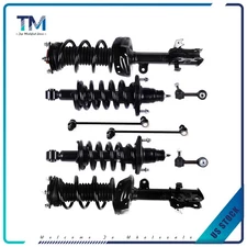 For 2007- 2011 Honda CR-V Front & Rear Complete Struts & Coil Spring & Sway Bars