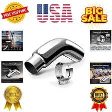 Exhaust Tip 5 Inch Diesel Exhaust Tip Elbow Tip With A Clamp 5 Inlet 6 ...