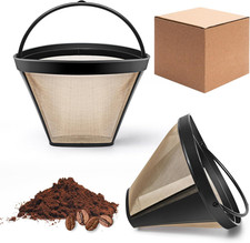 Reusable 4 Cone Coffee Filter Basket for Ninja Coffee Makers - 2 Pack Permanent