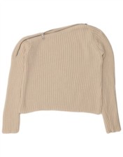 ZARA Damen Crop U-Boot-Ausschnitt Pullover Sw...