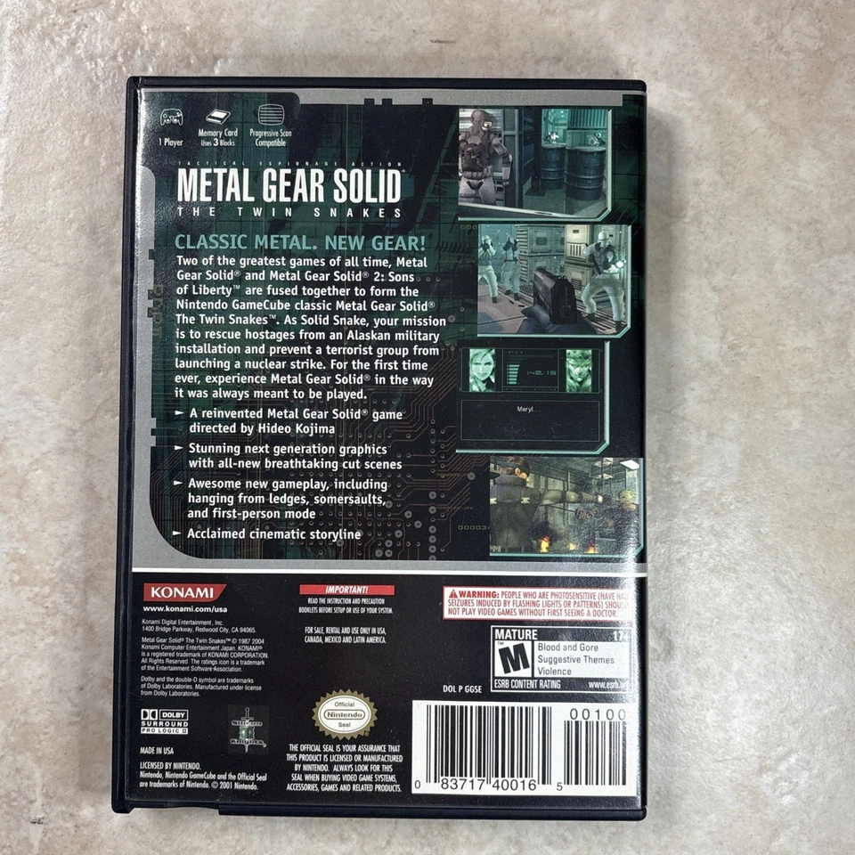 Metal Gear Solid Twin Snakes (Nintendo GameCube, 2004) Foto 2 de 4