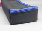 Cool Vintage 15 Slot Cassette Carrier Zip Up Case Blue Zipper W/Pink Wrist Strap — photo 6