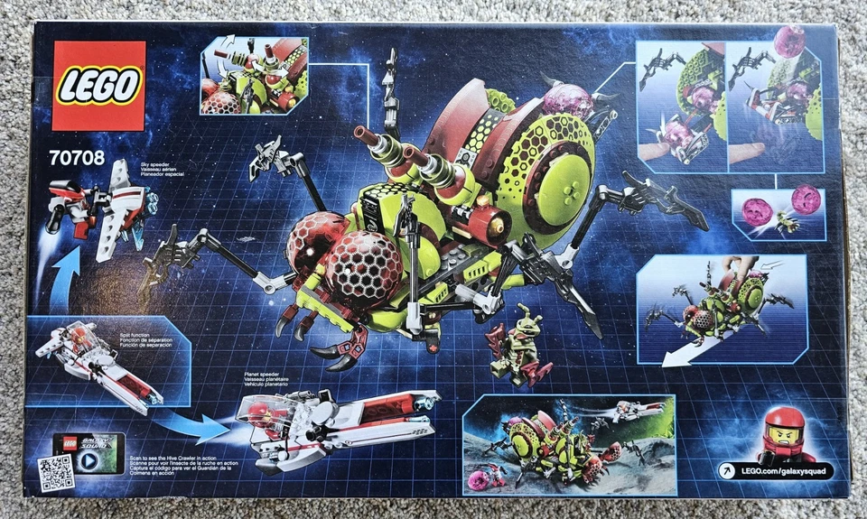 LEGO Space: Hive Crawler 70708 Galaxy Squad - Nuevo sellado de fábrica - Retirado Foto 2 de 4
