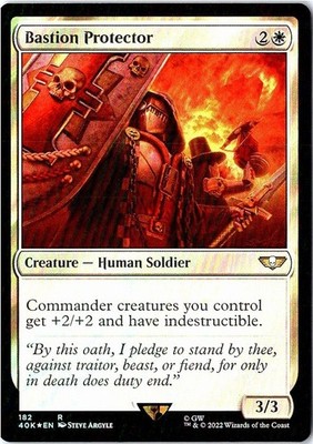 Bastion Protector (Surge Foil) 182 Universes Beyond: Warhammer 40,000