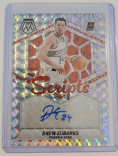 2023-24 Panini Mosaic Drew Eubanks #MS-EUB Siver Mosaic Scripts Auto NM