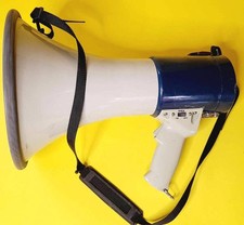 🔥UNTESTED🔥 RADIOSHACK GENEXXA POWER HORN MEGAPHONE LOUD HIGH-POWER OUTDOOR 🔥