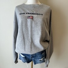 Unisex Sweatshirt San Fransisco California Hanes Large