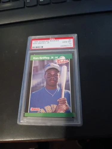 Ken Griffey Jr. 1989 Donruss Rookies PSA 10 Gem Mint #3 RC Rookie 713
