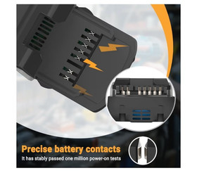 2-Pack 3000mAh 18 Volt Lithium Batteries Compatible with Hitachi Models