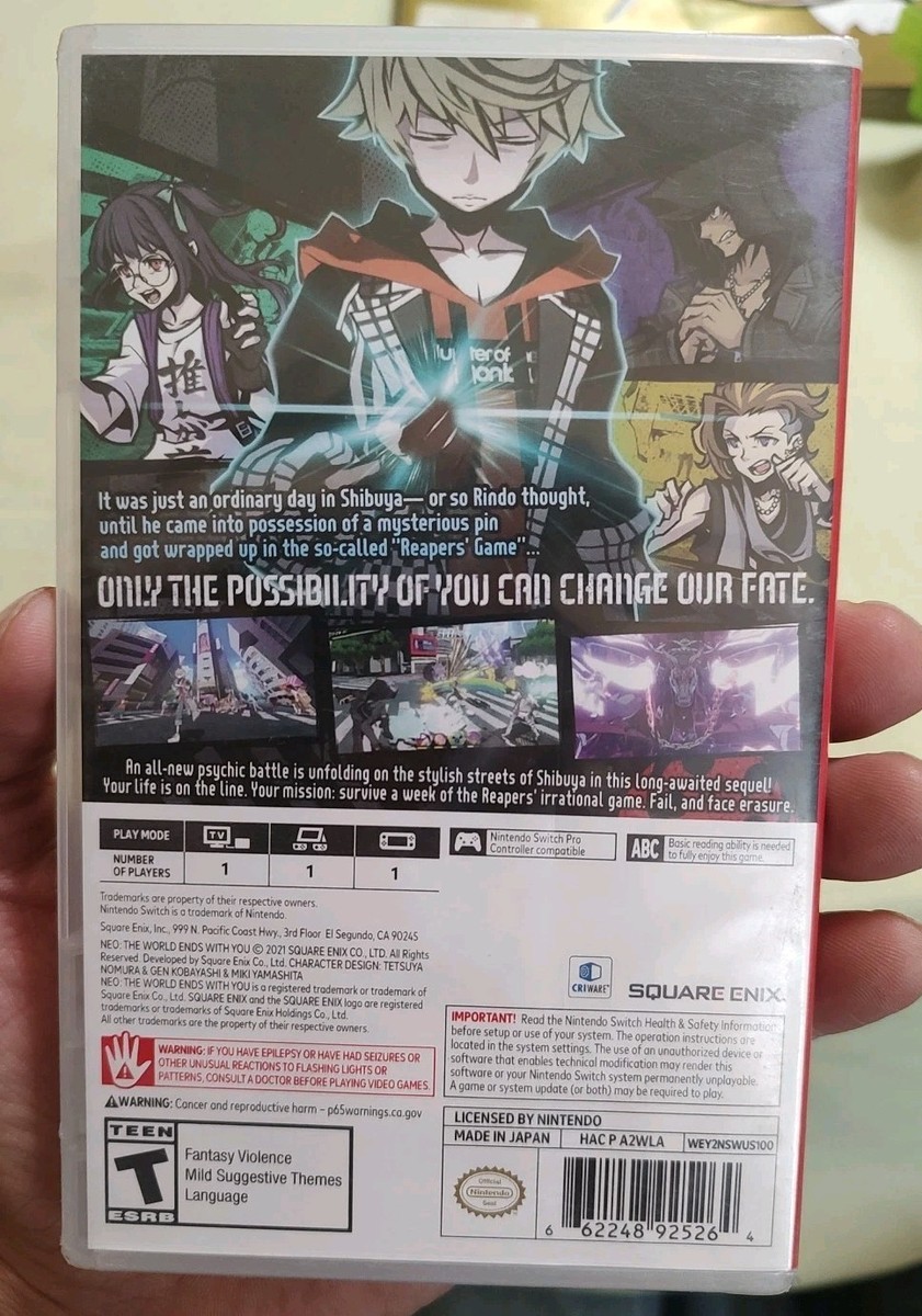 The World Ends with You: Final Remix (Nintendo Switch, 2018) for