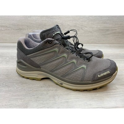 Lowa Maddox GTX Women's Gray Green Gore-Tex Hiking 8.5 Comfort Shoes