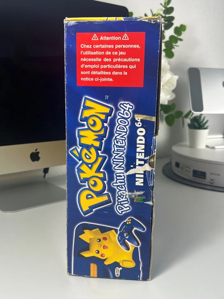 ⭐️ NINTENDO 64 Limited POKEMON PIKACHU Edition mit Originalverpackung - Bild 2 von 4