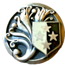 INSIGNE MILITAIRE COMMISSARIAT / INTENDANCE : " INTENDANCE F.F.A.? "  DRAGO NMLV