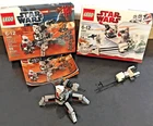 LEGO Star Wars 9488 8084 Elite Clone Trooper Battle Packs Box Parts NOT Complete