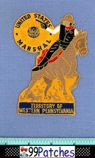 WESTERN PENNSYLVANIA FEDERAL MARSHAL Police Patch HORSE WASHINGTON DC 6F