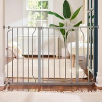 Regalo Safety Extra Wide Baby Gate for Doorways & Bottom of Stairs, Fits Openin