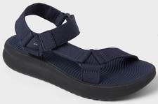 New Big Kids' Arden Camp Adjustable Sandals - Cat Jack Navy Blue Size 5