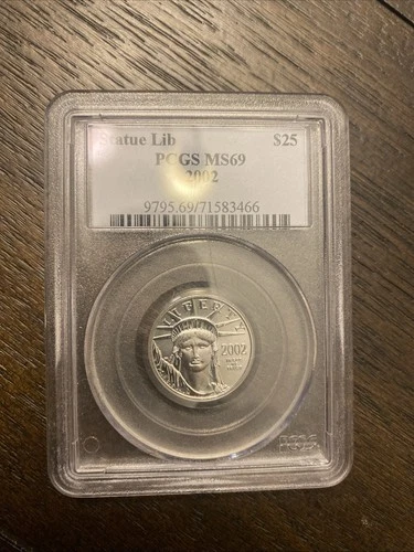 2002 American Platinum Eagle 1/4 oz — photo from another recent sale