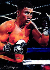 Gennady Golovkin 2018 Authentic Artist Signed Giclee Print Card 30 of 50