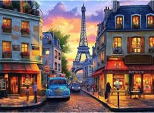 Puzzles 300 Pieces for Adults Eiffel Tower Jigsaw Recycled...