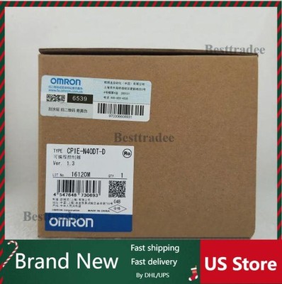 Omron CP1E-N40DT-D PLC Module New In Box Fast Shipping CP1EN40DTD US Free TAX