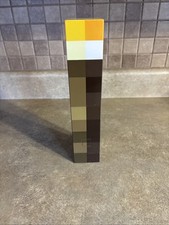 Minecraft Light-Up 11" Wall Torch Night Light ThinkGeek light Working Tested