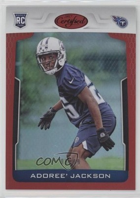 2017 Certified Rookies Mirror Red 83/99 Adoree' Jackson #159 Rookie RC 1s8