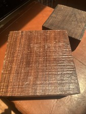 Lot Of Two Hardwood Wood Turning Bowl Blanks Black Walnut