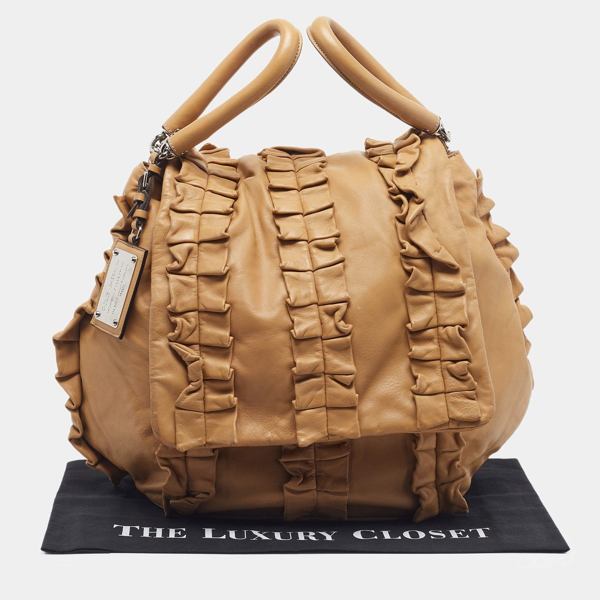 ✨極美品✨DOLCE&GABBANA MISS POCKET レザーハンドバッグ Dolce Gabbana Miss Lexington Beige Leather Bag | eBay