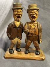 Vintage ANRI Hand Carved Bar Set Corkscrew Bottle Opener hobo drunk