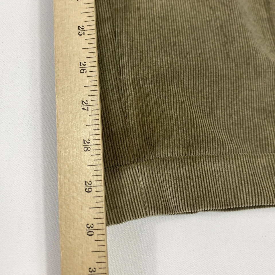 Pantalones de pana Zanella para hombre 35 verde oliva Bennett plisados con puños hechos en Italia Foto 4 de 4