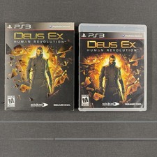 Deus Ex: Human Revolution (Sony PlayStation 3, 2011). CIB w/ Sleeve (PS3)