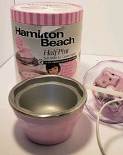 Hamilton Beach 68551e Half Pint Soft Serve Ice Cream Maker Color Pink Open Box