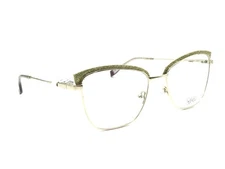 Chelsea Morgan CM 202244 Women's Gold Butterfly Metal Eyeglasses 53-17 140 NEW