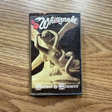 Vintage Whitesnake Cassette Saints  Sinners 1982 Geffen Album Rock Music