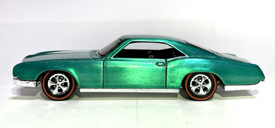 🤩 Hot Wheels PERSONALIZADO Spectraflame Green Riviera RedLine Diecast Car 1:64 Foto 4 de 4