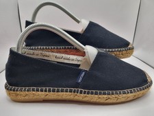 Viscata Barcelona Damen Sagaro Schwarz Canvas Espadrilles Schuhe UK 6 EU 39