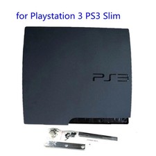 For PS3 Slim Console 2000 20XX 2500 - White Black Complete Housing Shell Case