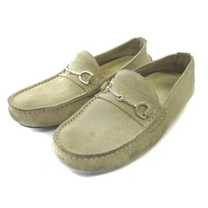 Mocassins Gucci Bit daim beige 23,5 cm chaussures femme pointure 36,5