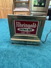 Vintage Rheingold Extra Dry Lager Lighted Beer Sign Works !