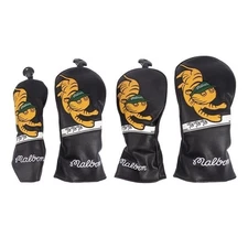 NEW Black M*lbon New Golf Club Headcovers Driver Fairway Woods Cover Head Covers