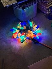 30ft Multicolor LED C9 Christmas String Lights   Indoor/Outdoor Holiday Decorat