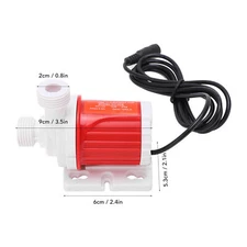 Brushless Circulating Water Pump Mini Submersible Pump DC12V 10W 3.3Meter Lift