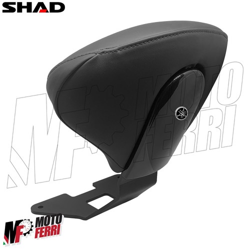 MF4883 Kit Schienale Schienalino Poggiaschiena SHAD Yamaha TMax 560 2022 / 2025 - Foto 5 di 8