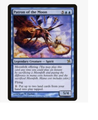 Patron of the Moon + 10 random rares! mtg rare lot Christmas gift!! magic